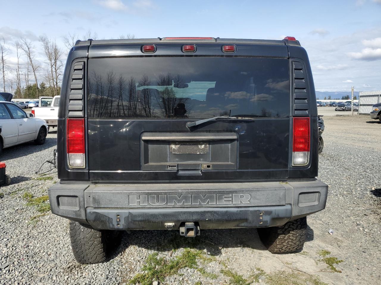 2005 Hummer H2 VIN 5GRGN23U35H119176 Copart auction photo, side damage thumbnail 6