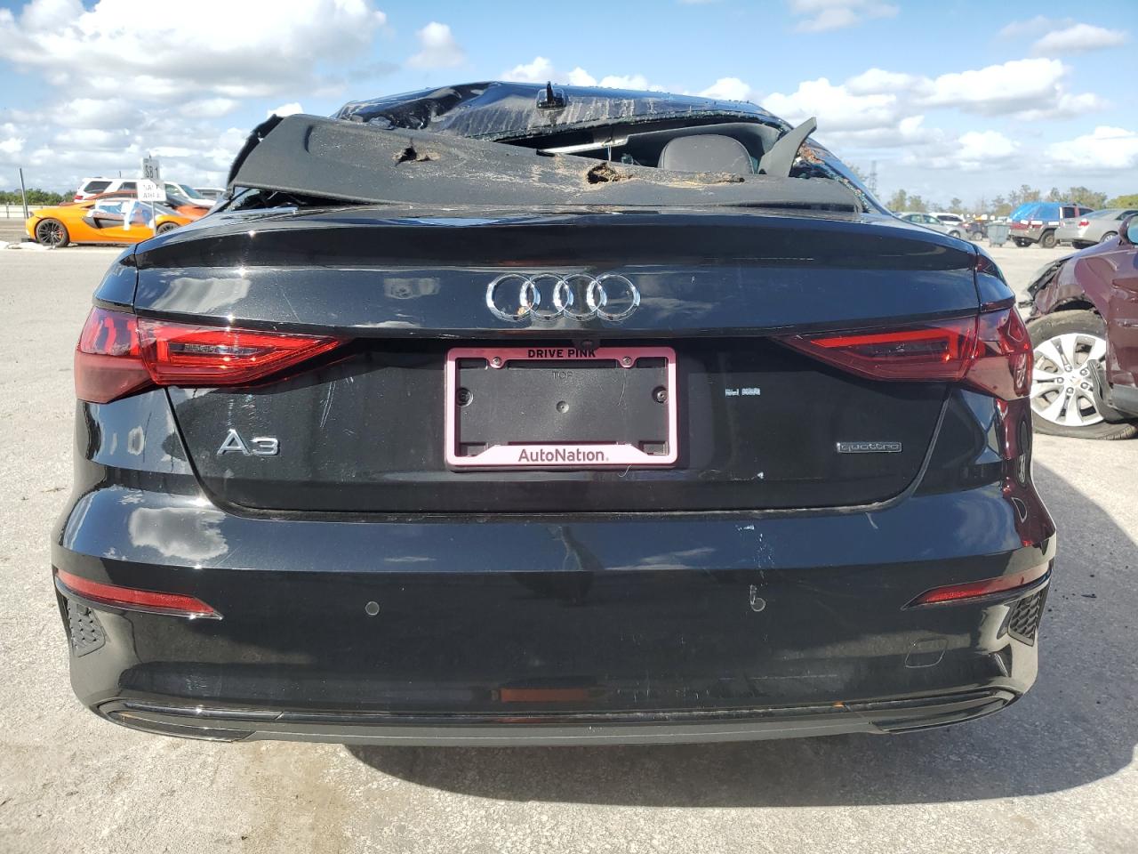 2023 Audi A3 VIN WAUGUDGY8PA146637 Copart auction photo, water/flood / rollover damage thumbnail 6