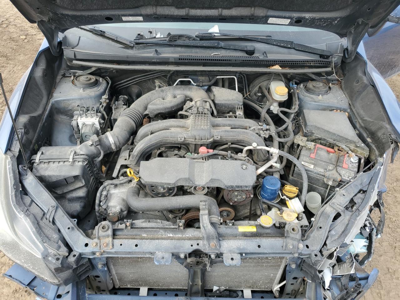 2014 Subaru Impreza VIN JF1GPAD6XEH204222 Copart auction photo, front end / side damage thumbnail 12
