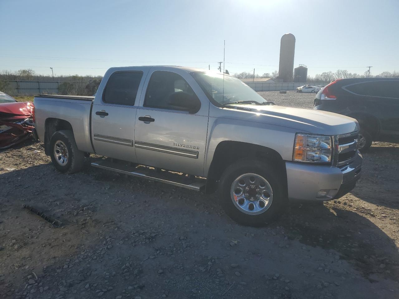 2010 Chevrolet Silverado VIN 3GCRCSE00AG120252 Copart auction photo, front end damage thumbnail 4
