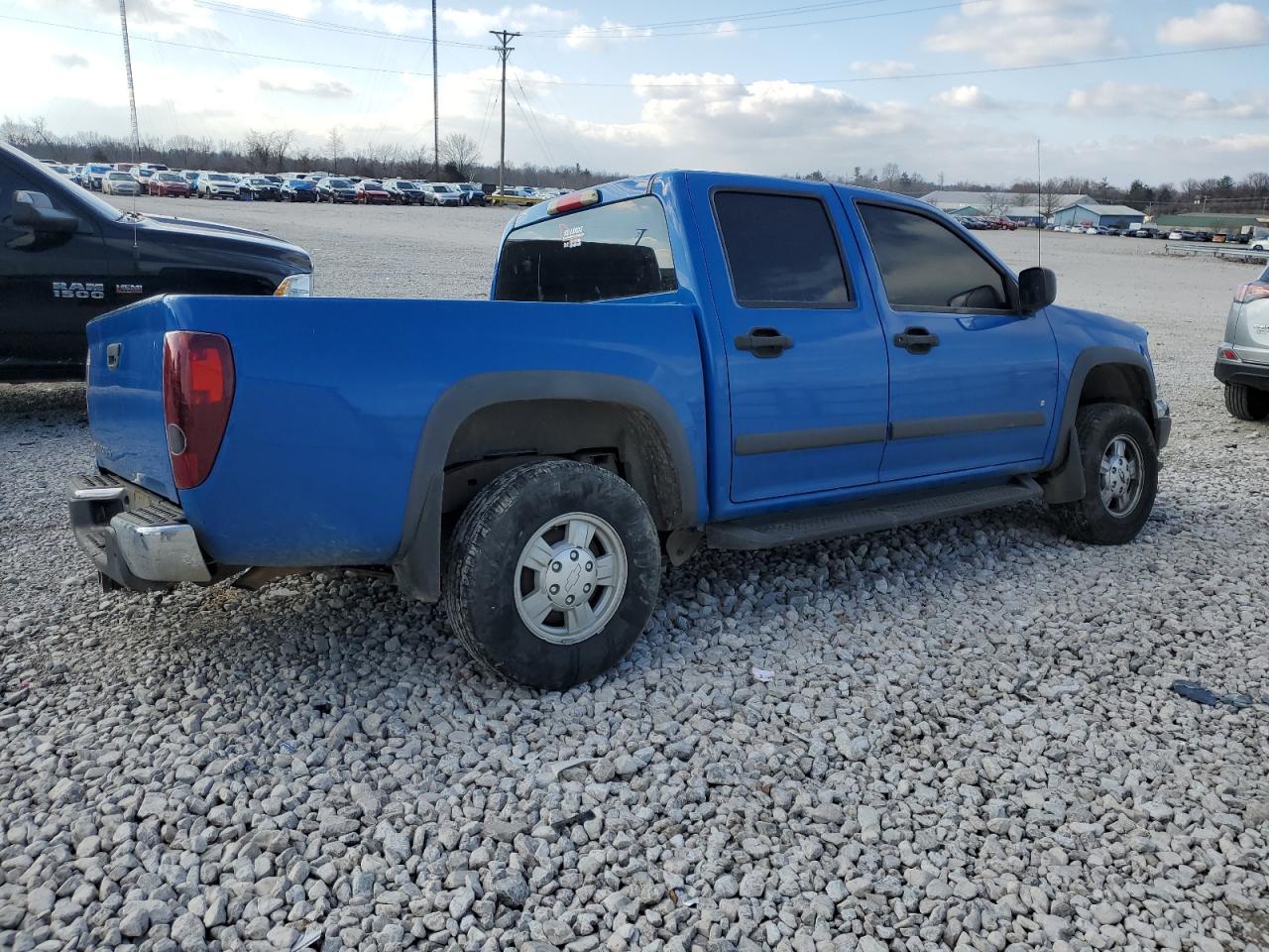 2007 Chevrolet Colorado VIN 1GCDT13EX78218481 Copart auction photo, side / all over damage thumbnail 3