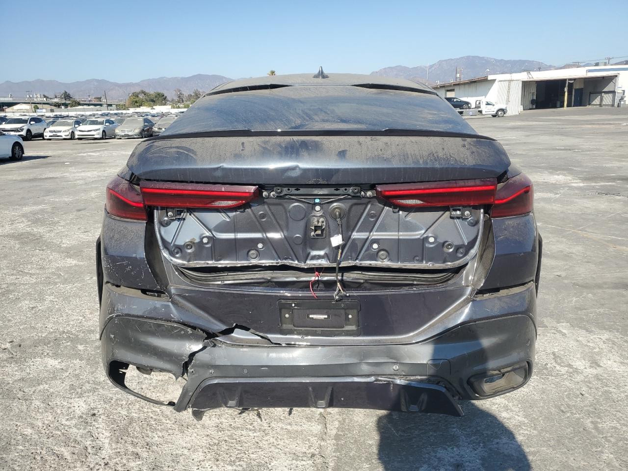 2022 BMW X6 VIN 5UXCY6C02N9M49640 Copart auction photo, front end / rear end damage thumbnail 6