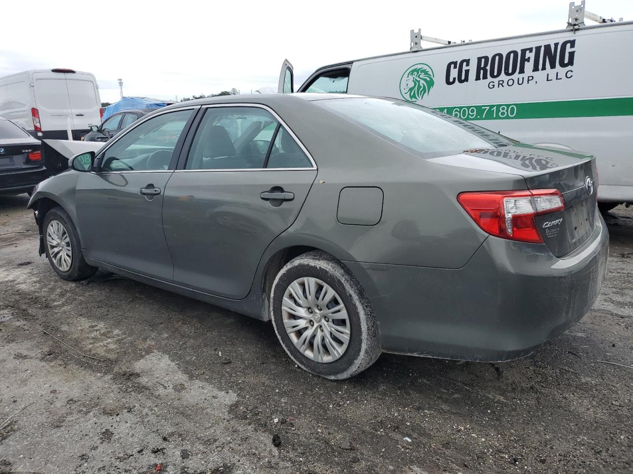 2014 Toyota Camry VIN 4T1BF1FK1EU801893 Copart auction photo, front end damage thumbnail 2