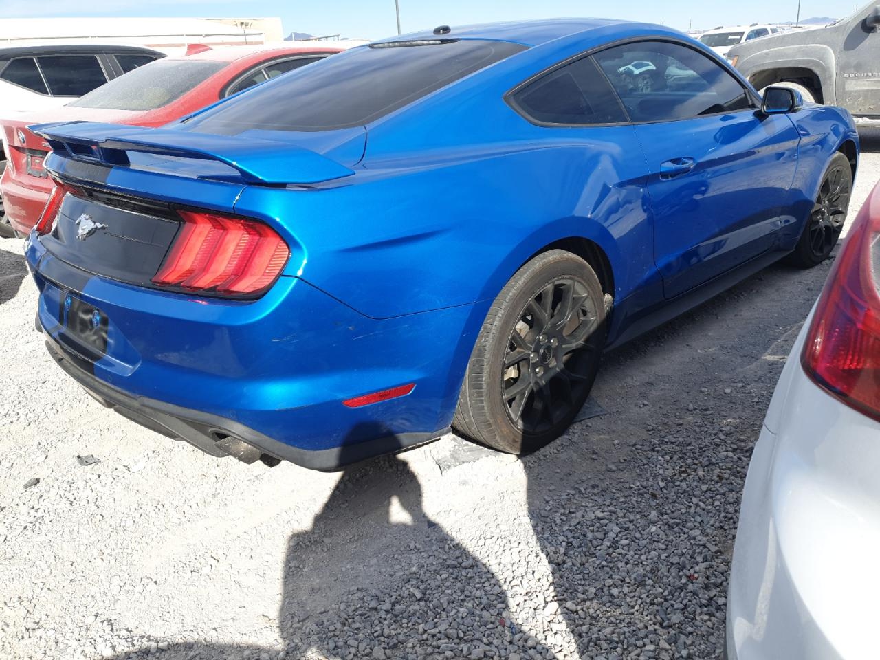 2019 Ford Mustang VIN 1FA6P8TH0K5193171 Copart auction photo, side damage thumbnail 3