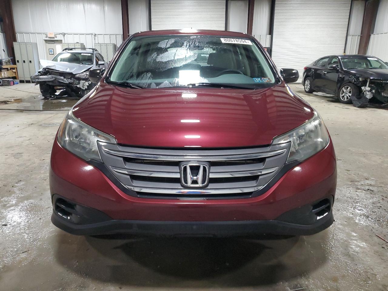 2014 Honda CR-V VIN 5J6RM4H3XEL038384 Copart auction photo, side damage thumbnail 5