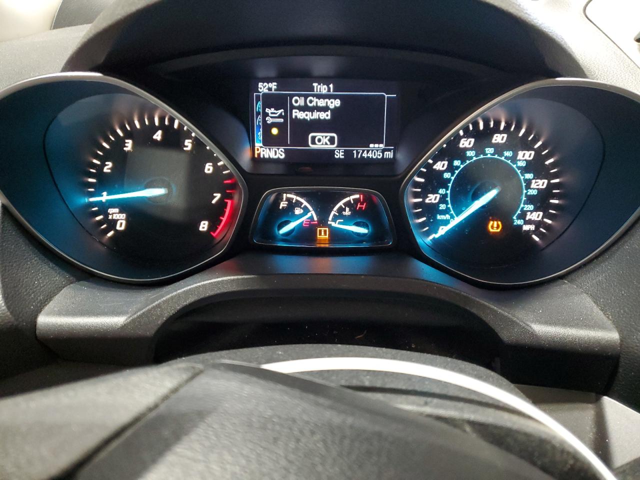 2016 Ford Escape VIN 1FMCU0GXXGUB07687 Copart auction photo, side damage thumbnail 9