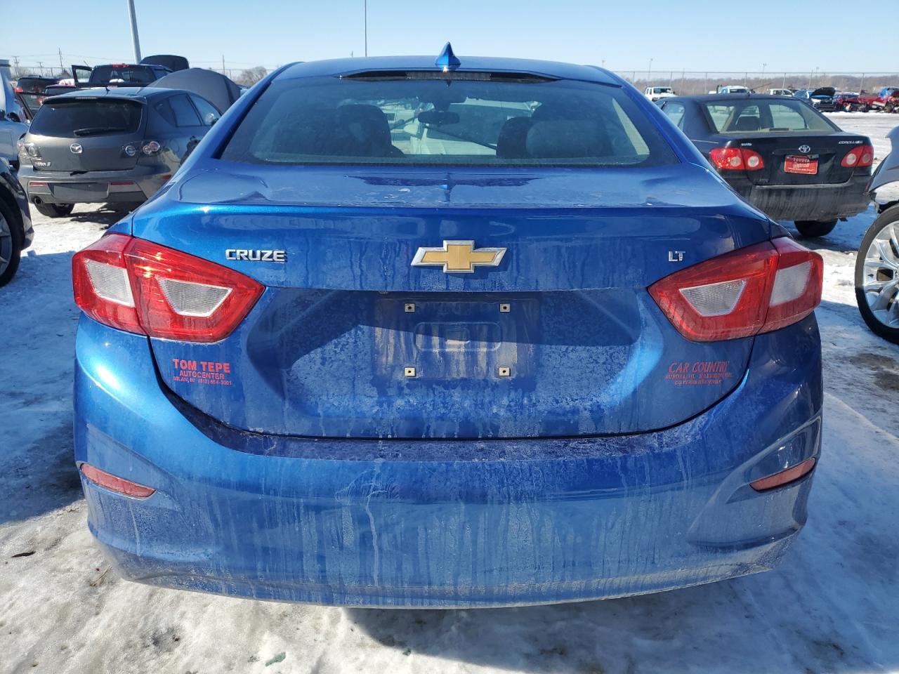2017 Chevrolet Cruze VIN 1G1BE5SM8H7205245 Copart auction photo, front end / side damage thumbnail 6