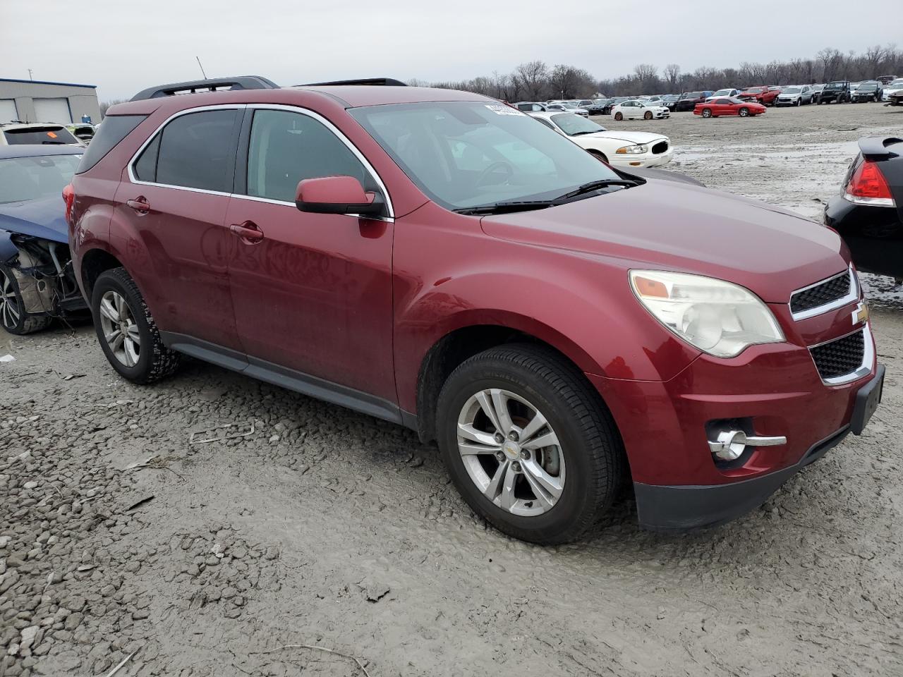 2012 Chevrolet Equinox VIN 2GNFLNEKXC6392187 Copart auction photo, side damage thumbnail 4