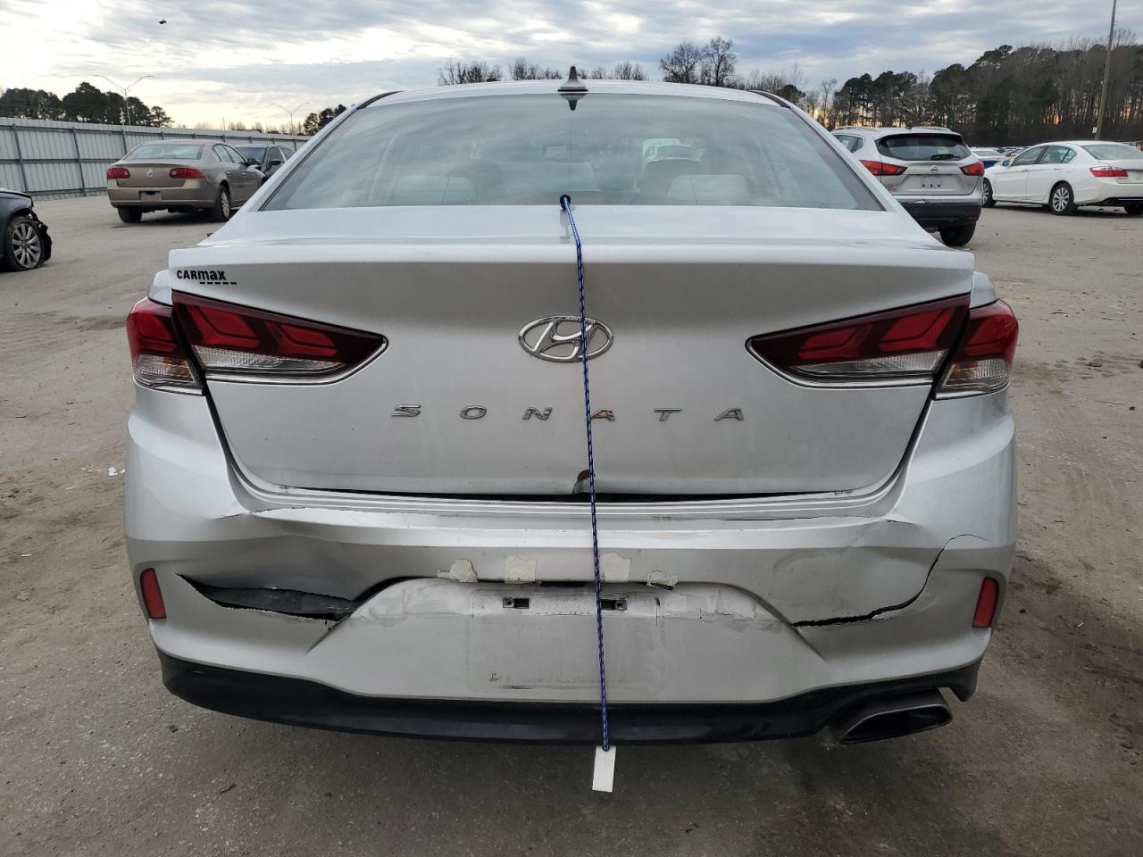 2018 Hyundai Sonata VIN 5NPE34AF5JH657162 Copart auction photo, rear end damage thumbnail 6