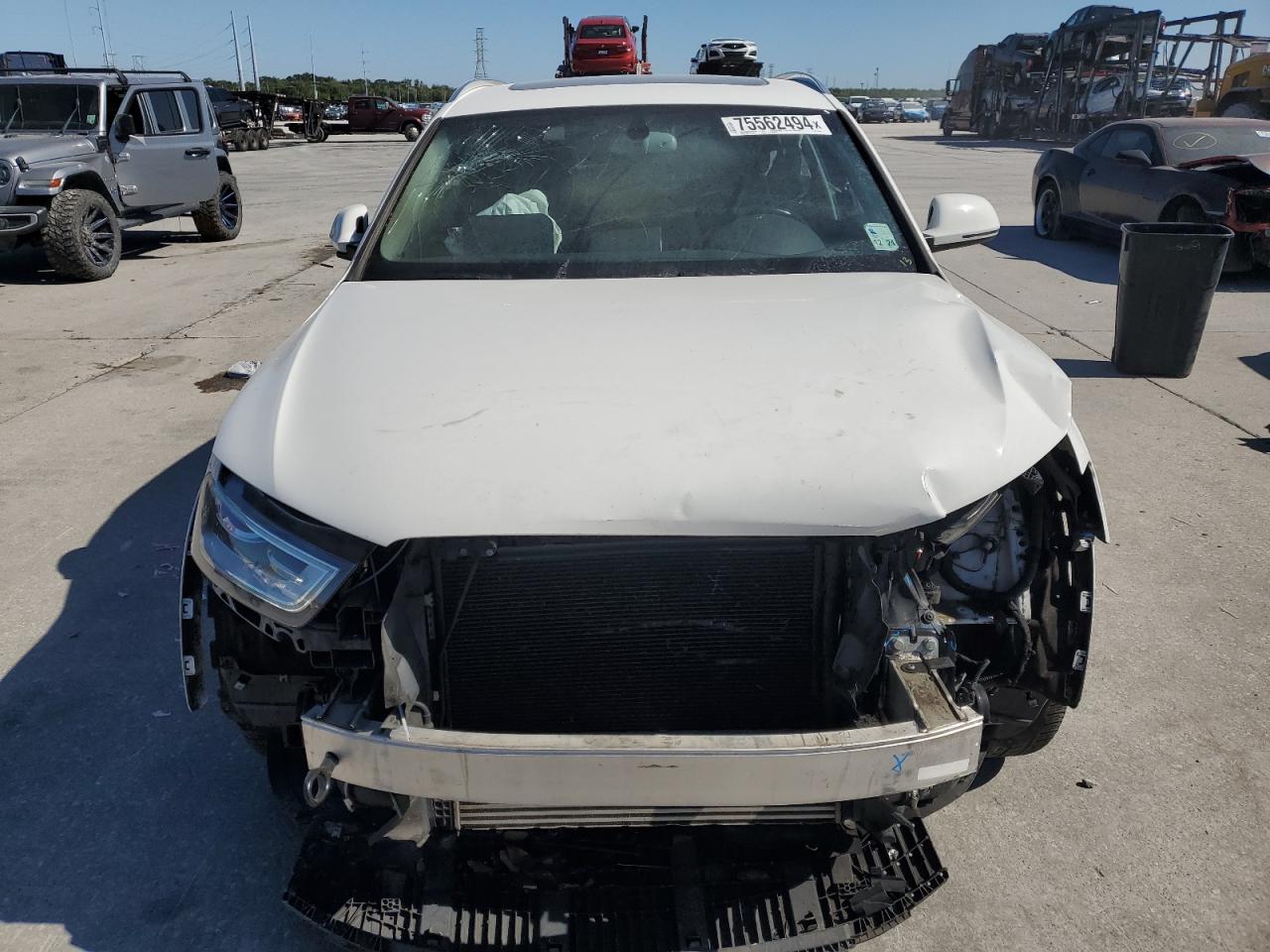 2015 Audi Q3 VIN WA1FFCFS3FR011611 Copart auction photo, front end damage thumbnail 5