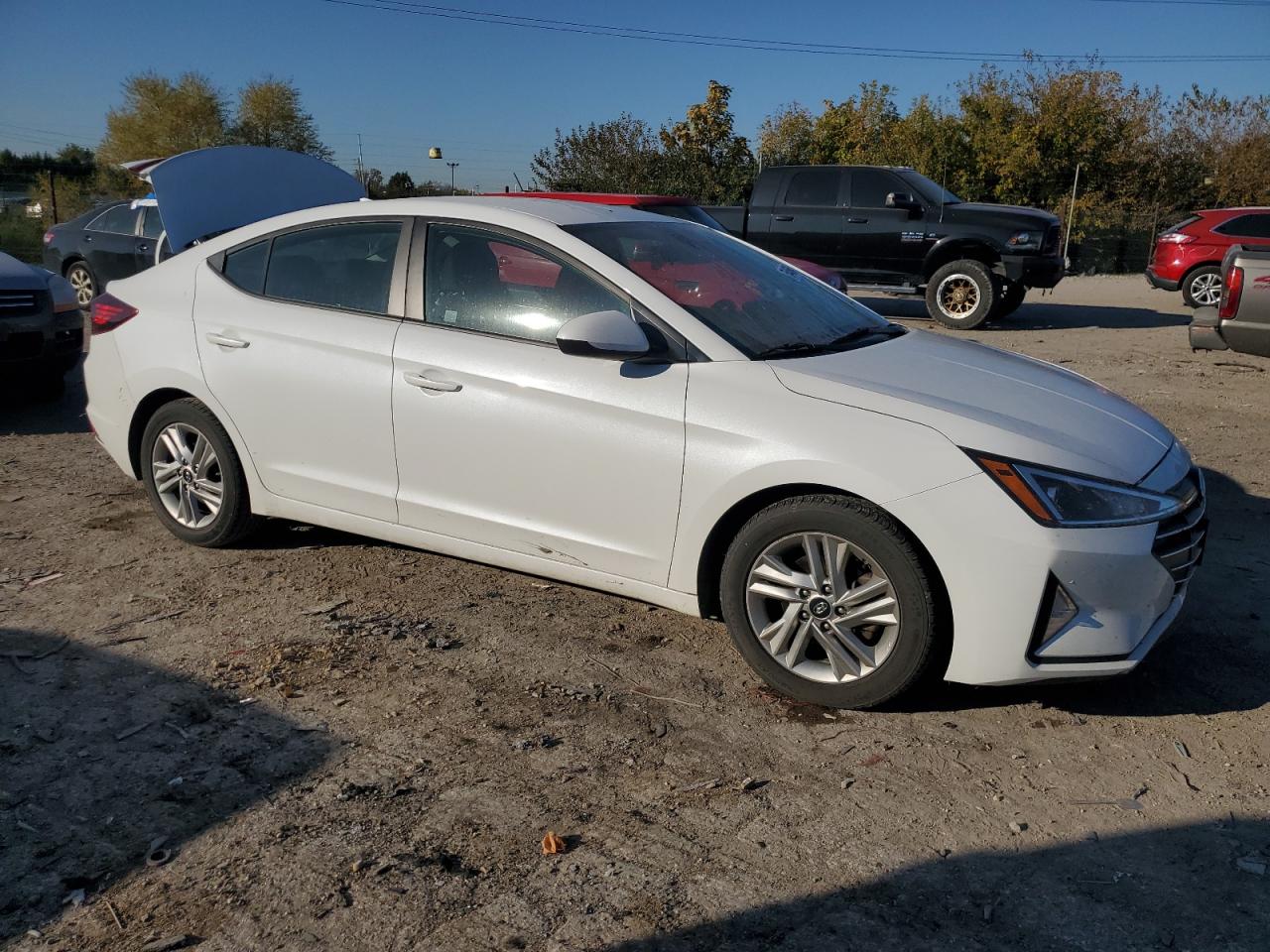 2020 Hyundai Elantra VIN 5NPD84LF5LH575574 Copart auction photo, rear end / minor dent/scratches damage thumbnail 4
