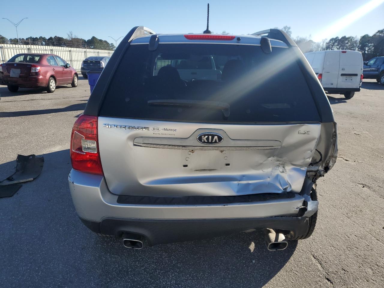 2009 KIA Sportage VIN KNDJF724X97590868 Copart auction photo, rear end / front end damage thumbnail 6