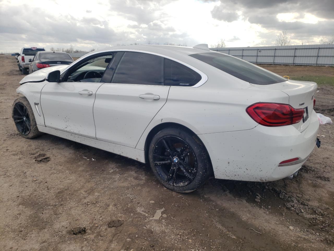 2018 BMW 4er VIN WBA4J3C53JBL03428 Copart auction photo, front end / mechanical damage thumbnail 2