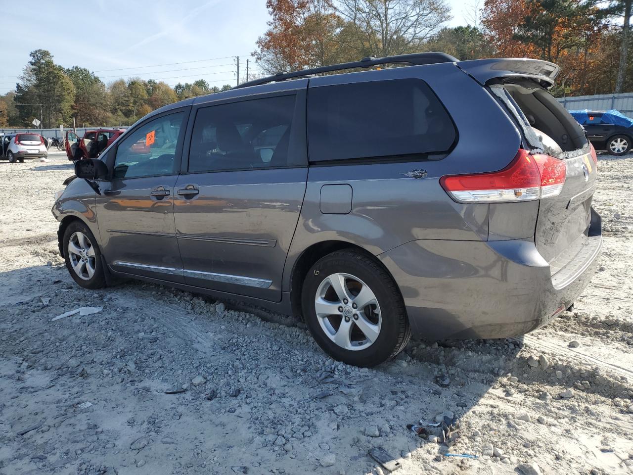2013 Toyota Sienna VIN 5TDKK3DC9DS290511 Copart auction photo, all over damage thumbnail 2