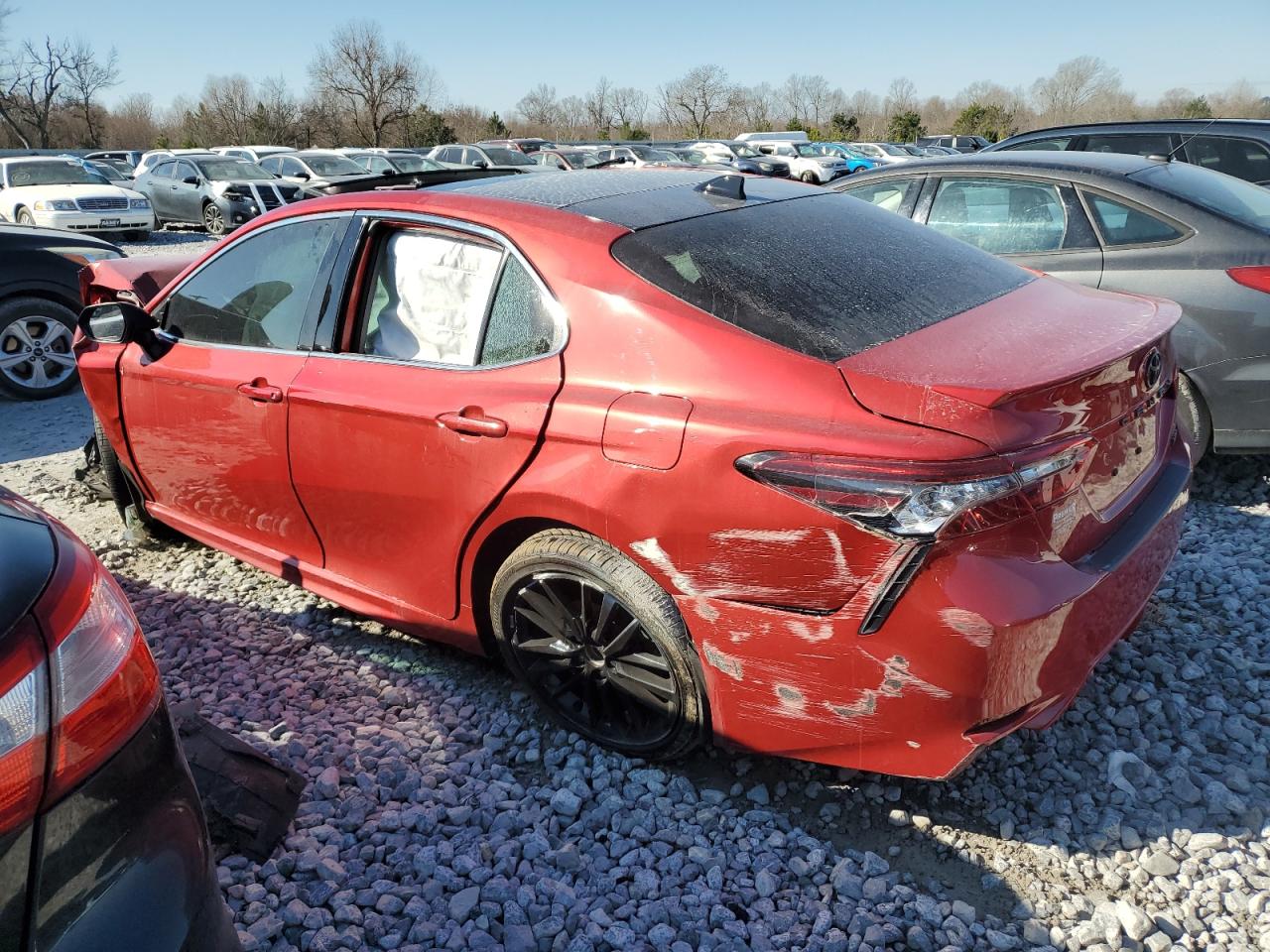 2023 Toyota Camry VIN 4T1K61AK9PU106779 Copart auction photo, front end damage thumbnail 2