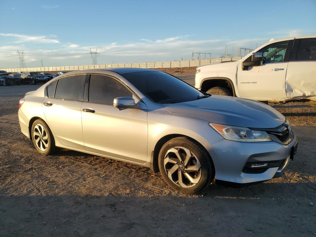 2017 Honda Accord VIN 1HGCR3F06HA011457 Copart auction photo, side damage thumbnail 4