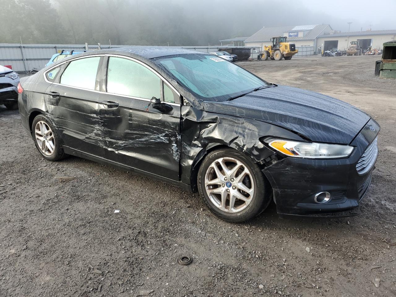 2013 Ford Fusion VIN 3FA6P0HRXDR257154 Copart auction photo, side / front end damage thumbnail 4