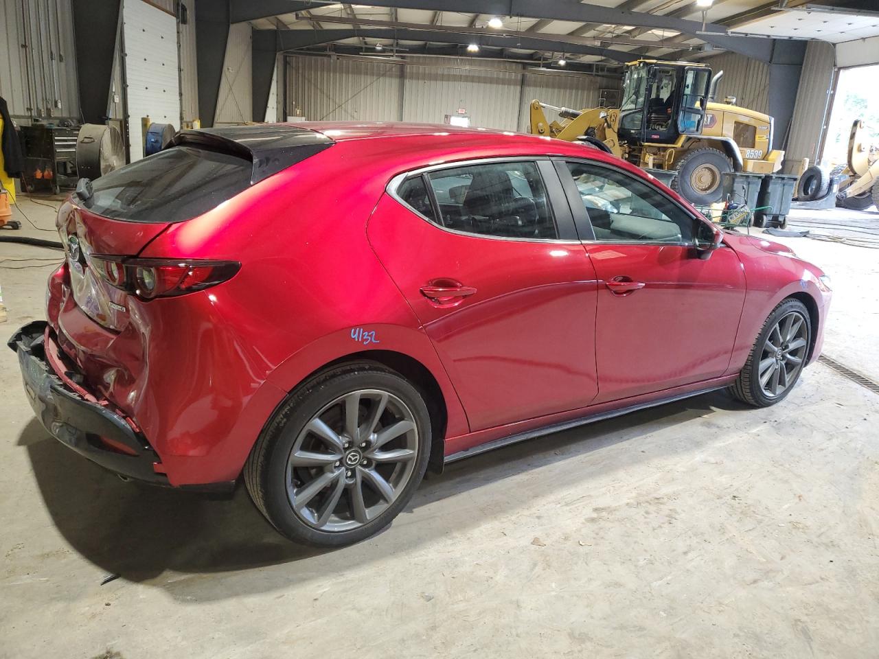 2021 Mazda 3 VIN JM1BPBKL8M1347034 Copart auction photo, rear end damage thumbnail 3
