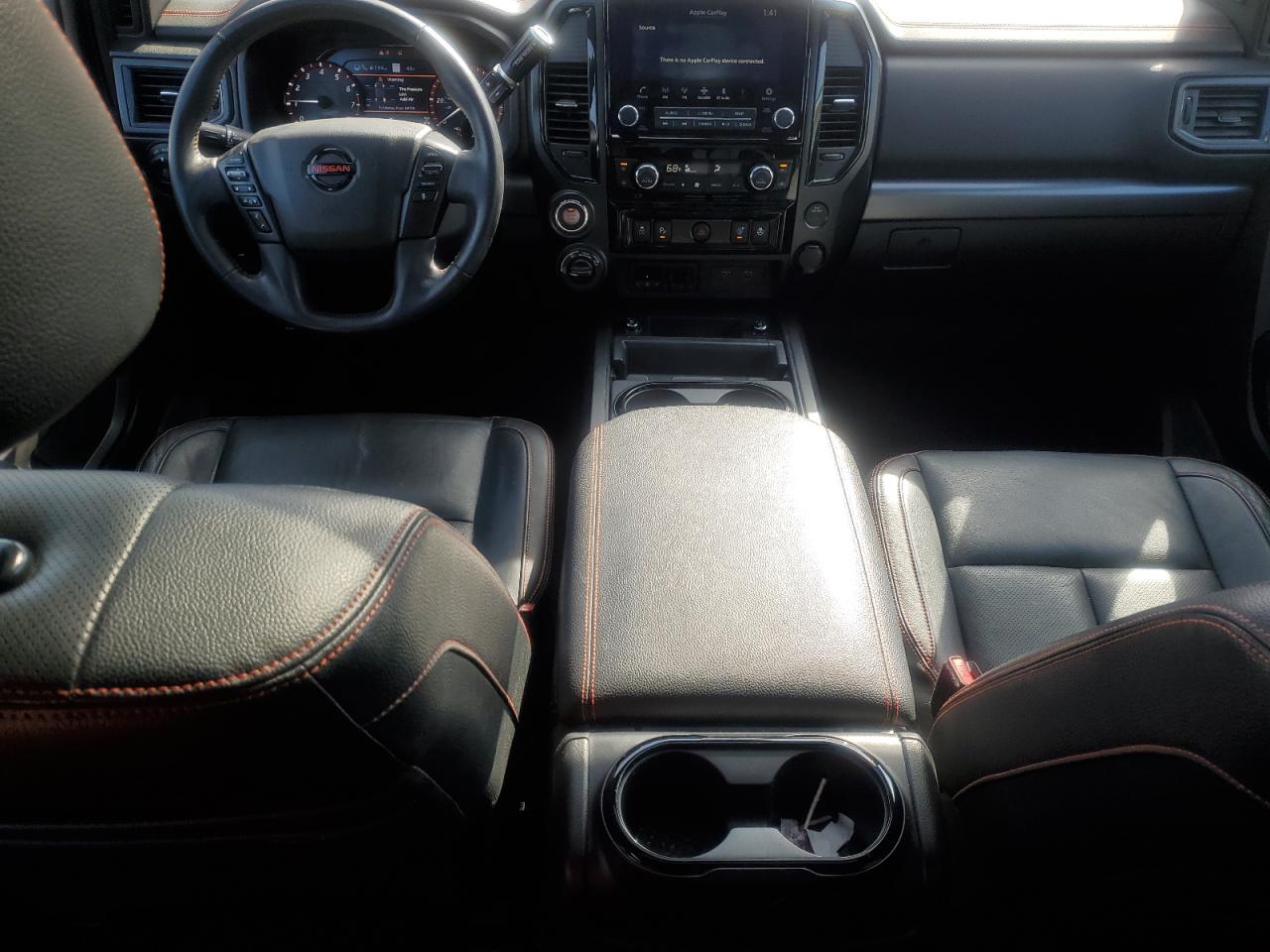 2020 Nissan Titan VIN 1N6AA1ED0LN504197 Copart auction photo, side damage thumbnail 8