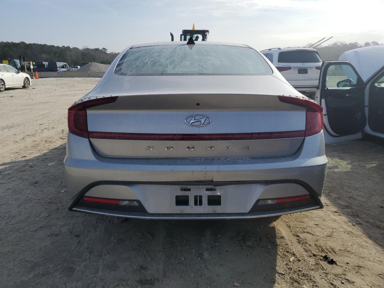 2020 Hyundai Sonata VIN 5NPEG4JA3LH003160 Copart auction photo, rear end / frame damage damage thumbnail 6