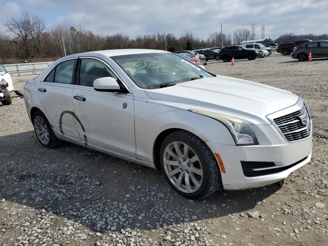 2017 Cadillac ATS VIN 1G6AA5RX6H0142818 Copart auction photo, side damage thumbnail 4