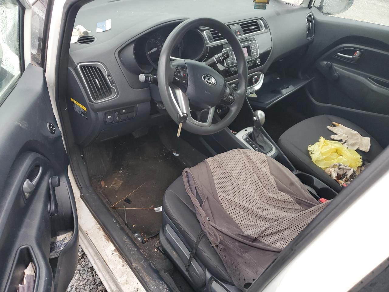 2016 KIA Rio VIN KNADM4A32G6639054 Copart auction photo, water/flood damage thumbnail 8