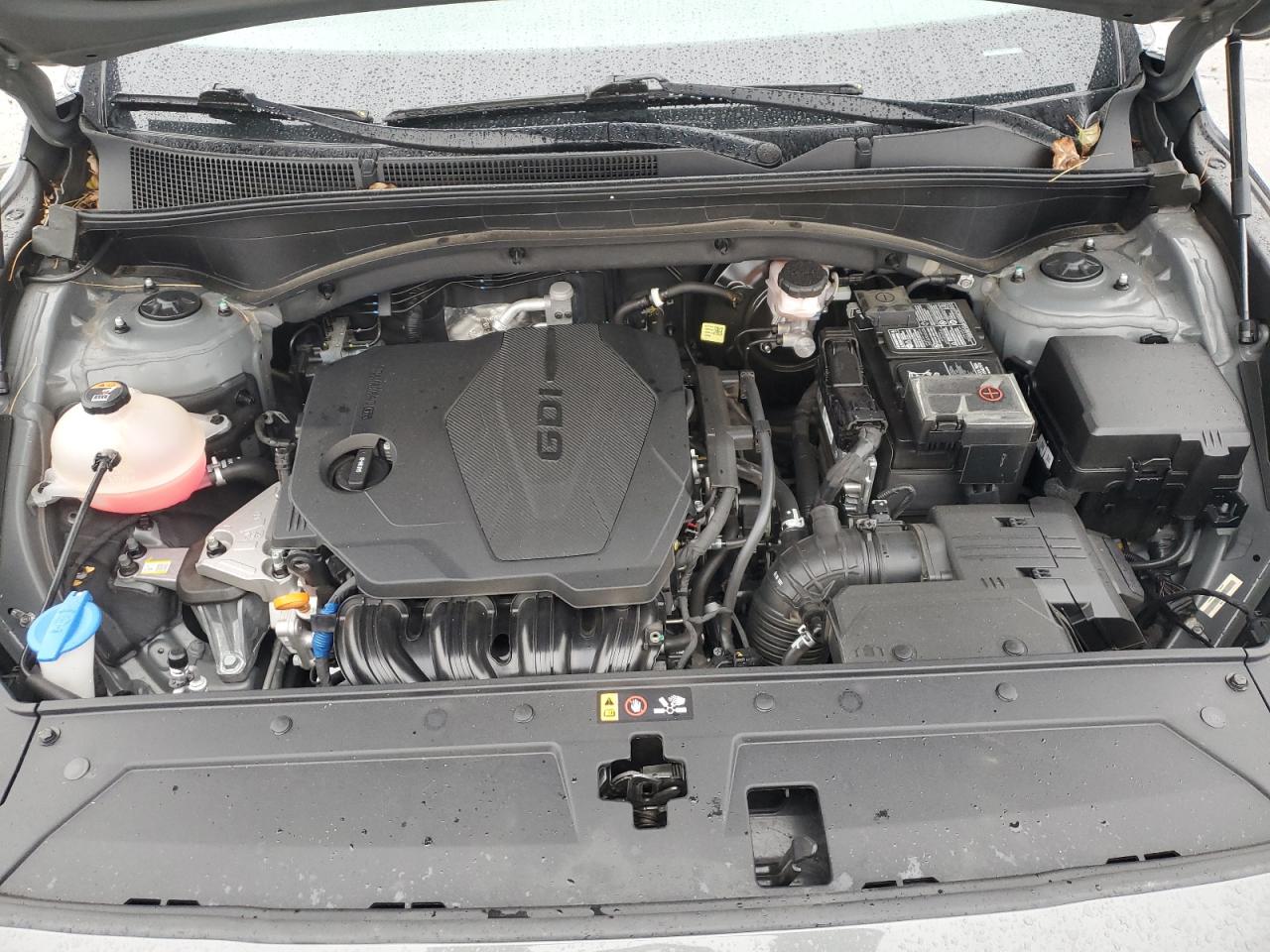 2021 Hyundai Santa Fe VIN 5NMS3DAJ2MH309375 Copart auction photo, rear end / undercarriage damage thumbnail 13