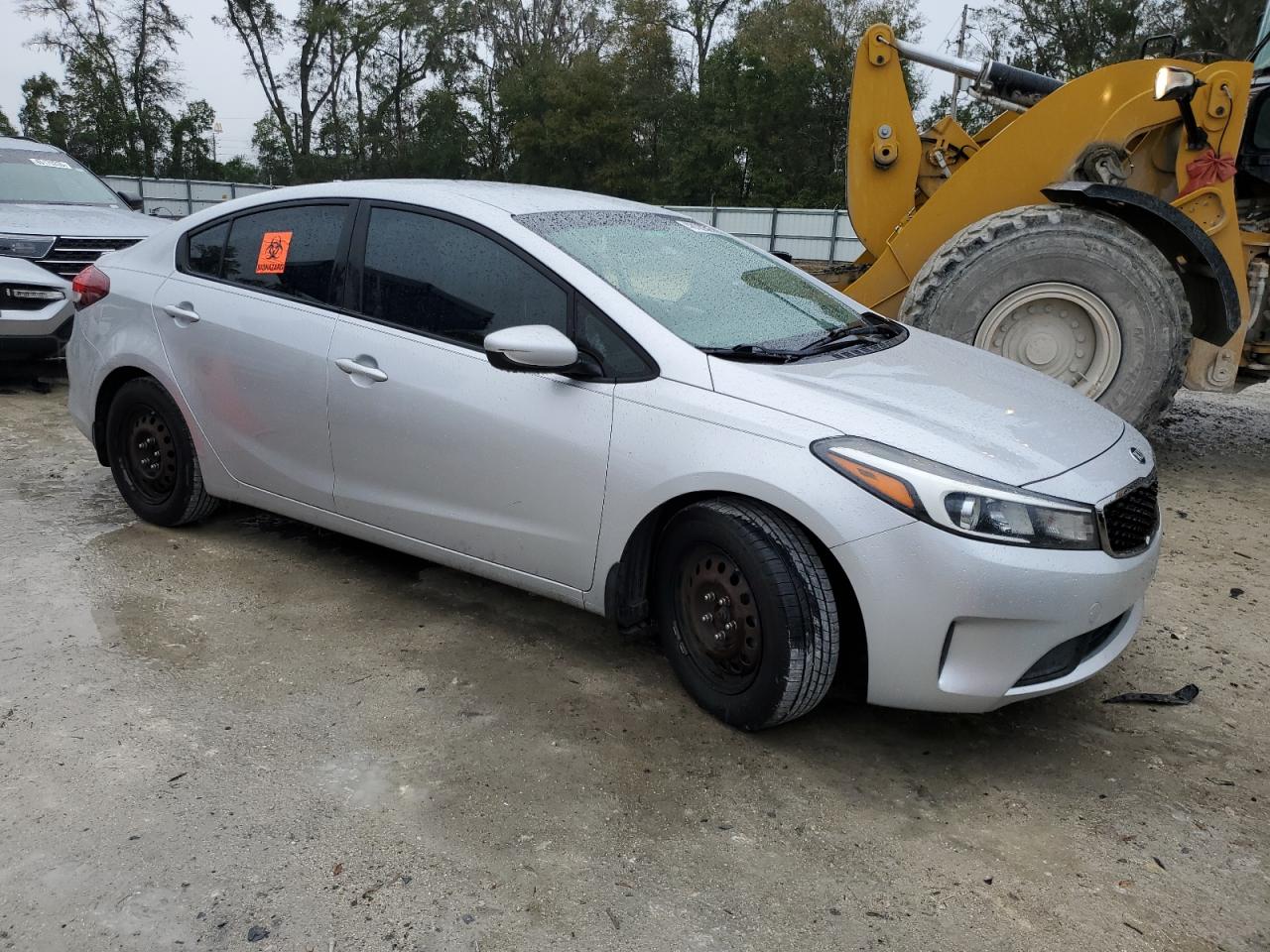 2017 KIA Forte VIN 3KPFL4A71HE113186 Copart auction photo, side damage thumbnail 4