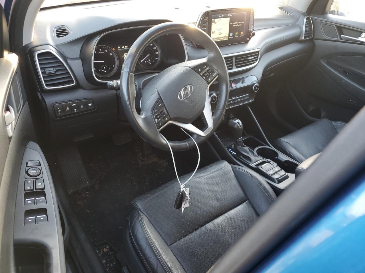 2019 Hyundai Tucson VIN KM8J3CAL1KU849261 Copart auction photo, front end / side damage thumbnail 8