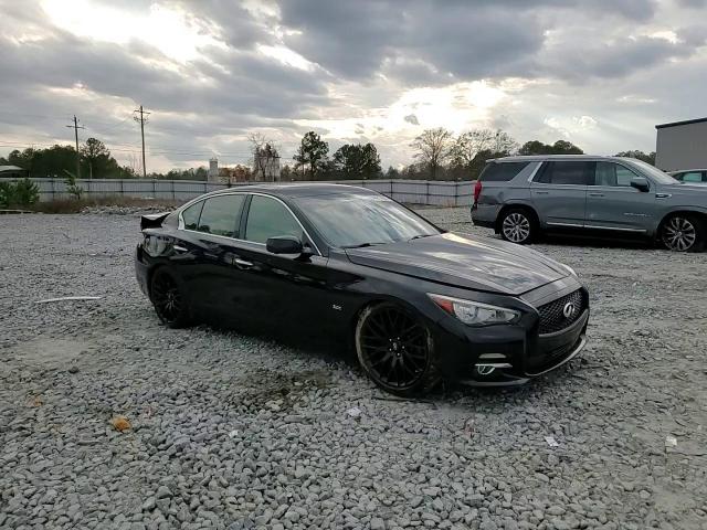 2016 Infiniti Q50 VIN JN1EV7AR8GM343996 Copart auction photo, rear end damage thumbnail 11