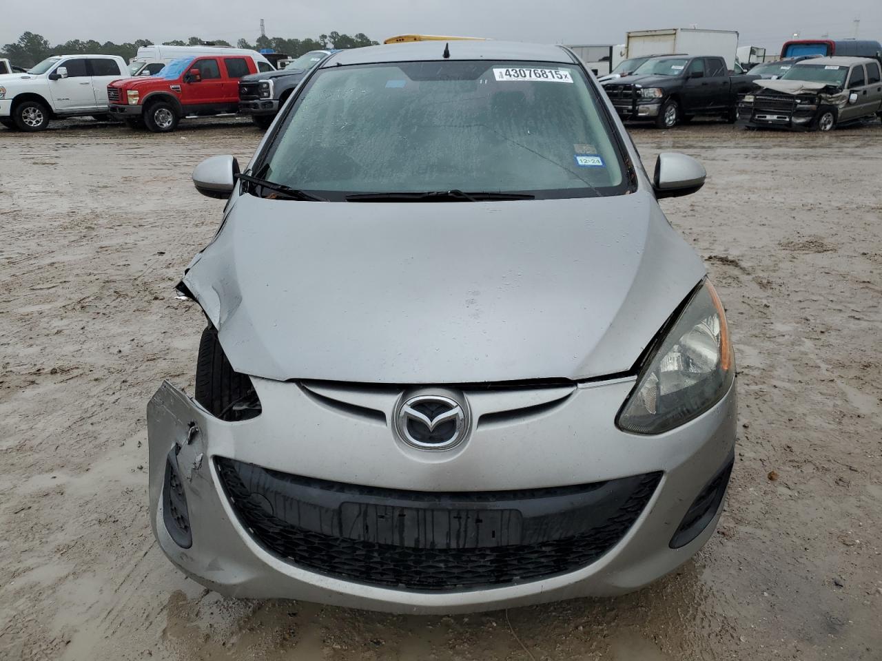 2013 Mazda 2 VIN JM1DE1KY7D0161656 Copart auction photo, front end / undercarriage damage thumbnail 5