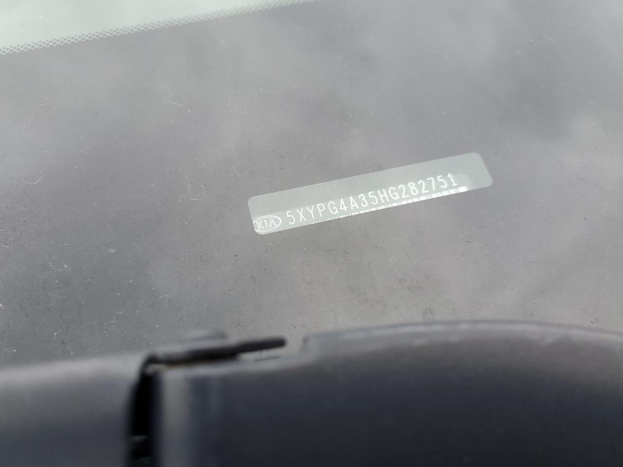 2017 KIA Sorento VIN 5XYPG4A35HG282751 Copart auction photo, side damage thumbnail 15
