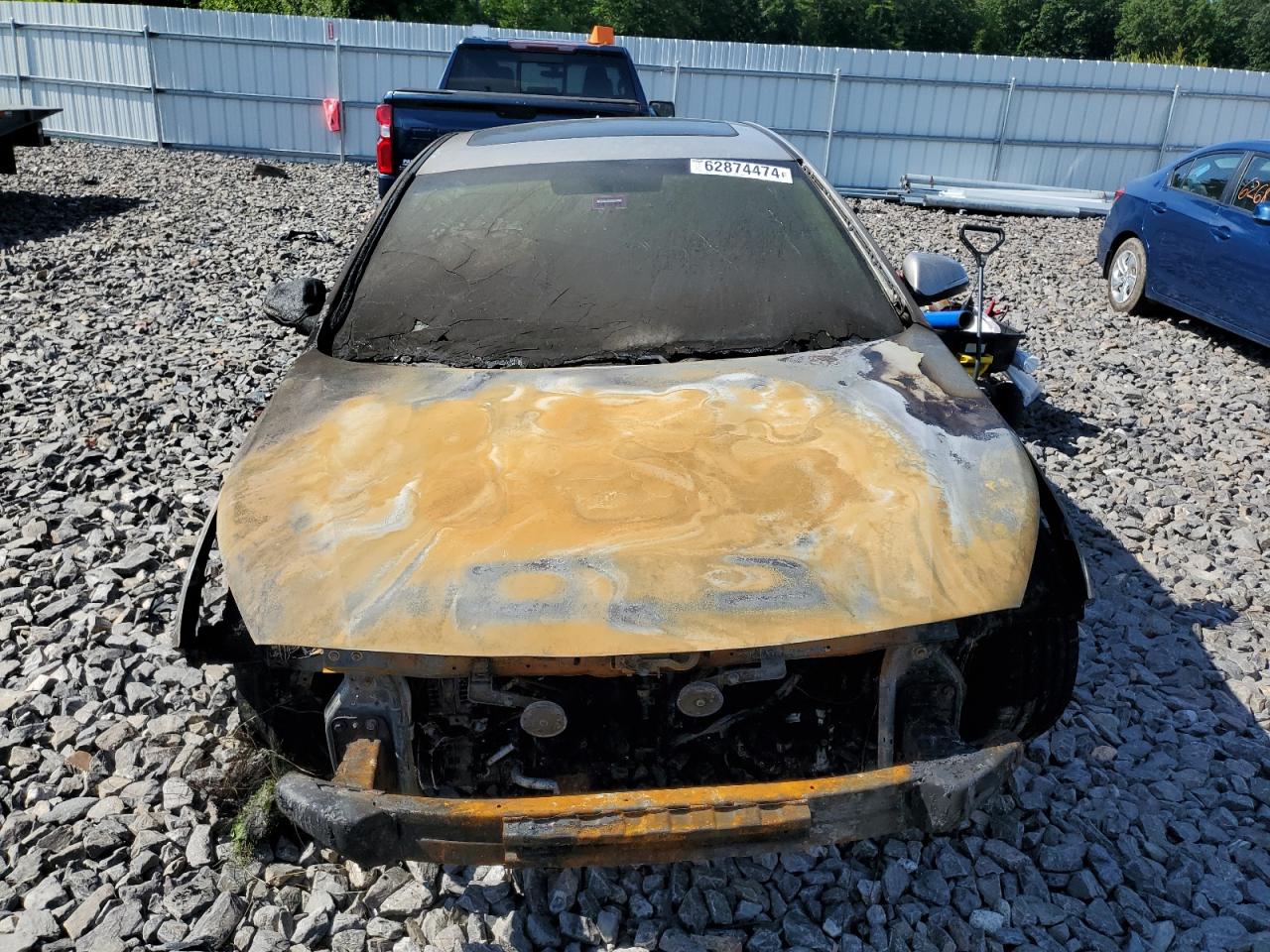 2016 Hyundai Sonata VIN 5NPE34AF5GH356125 Copart auction photo, burn damage thumbnail 5