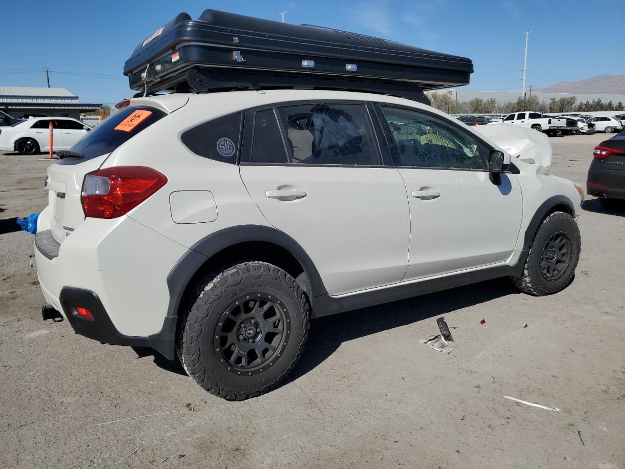 2016 Subaru XV VIN JF2GPABC7GH260433 Copart auction photo, front end / side damage thumbnail 3