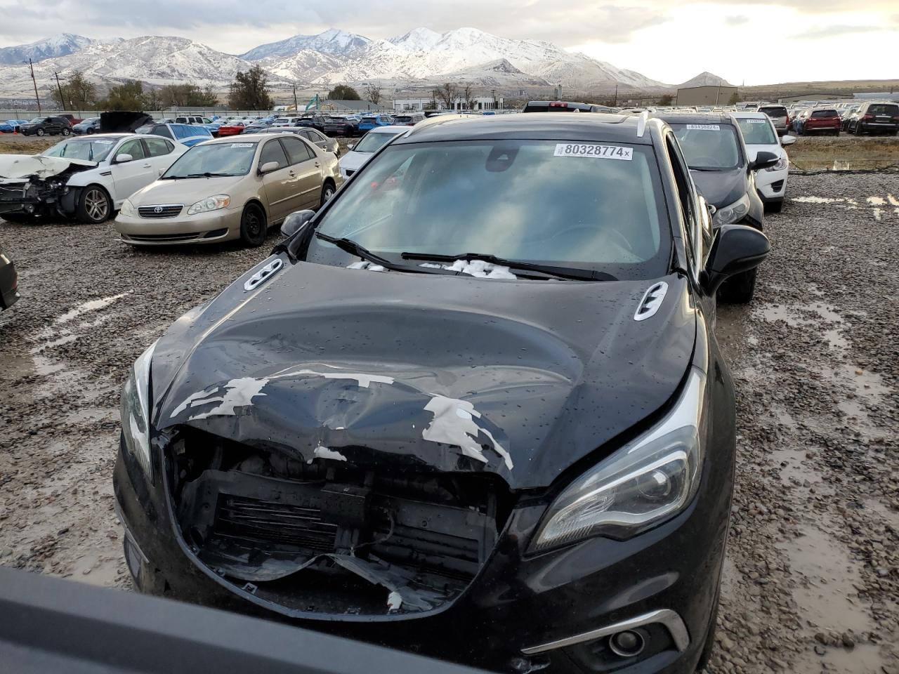 2017 Buick Envision VIN LRBFXFSX6HD103414 Copart auction photo, front end damage thumbnail 5