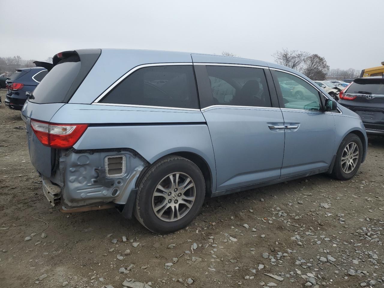 2012 Honda Odyssey VIN 5FNRL5H43CB116141 Copart auction photo, rear end damage thumbnail 3