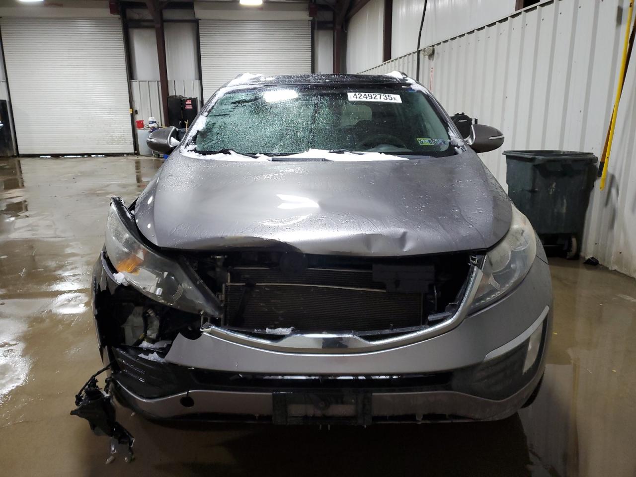 2012 KIA Sportage VIN KNDPCCA25C7241636 Copart auction photo, front end damage thumbnail 5