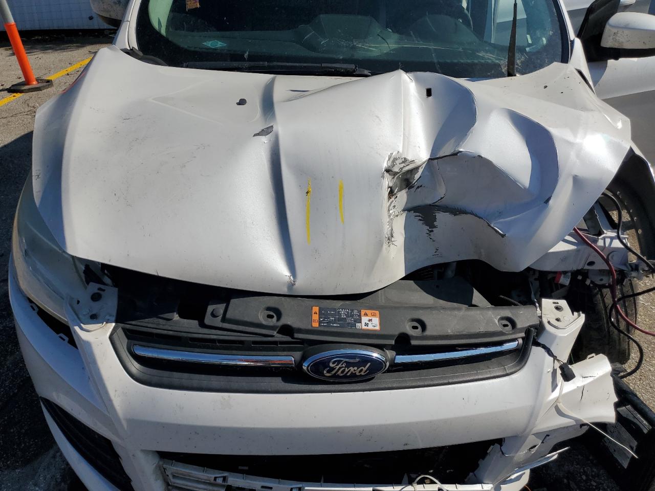 2015 Ford Escape VIN 1FMCU0GX2FUC81669 Copart auction photo, front end damage thumbnail 12