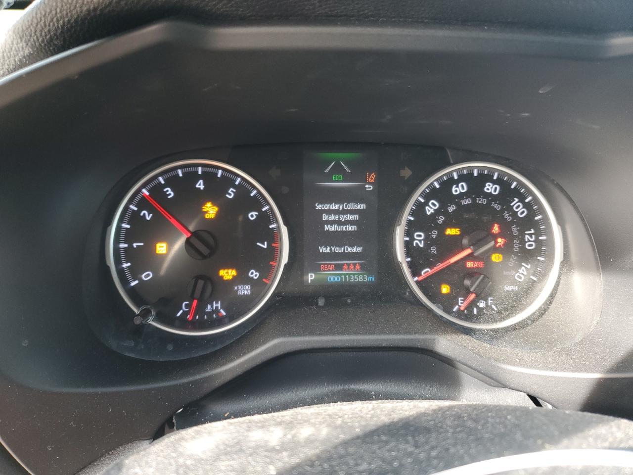 2019 Toyota RAV 4 VIN 2T3W1RFV8KC022858 Copart auction photo, all over / hail damage thumbnail 9