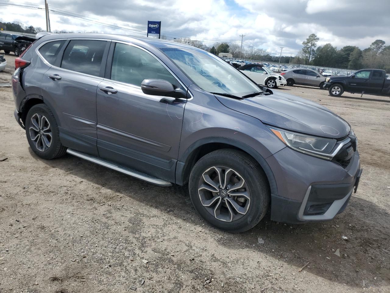 2020 Honda CR-V VIN 2HKRW2H82LH633974 Copart auction photo, rear end / side damage thumbnail 4