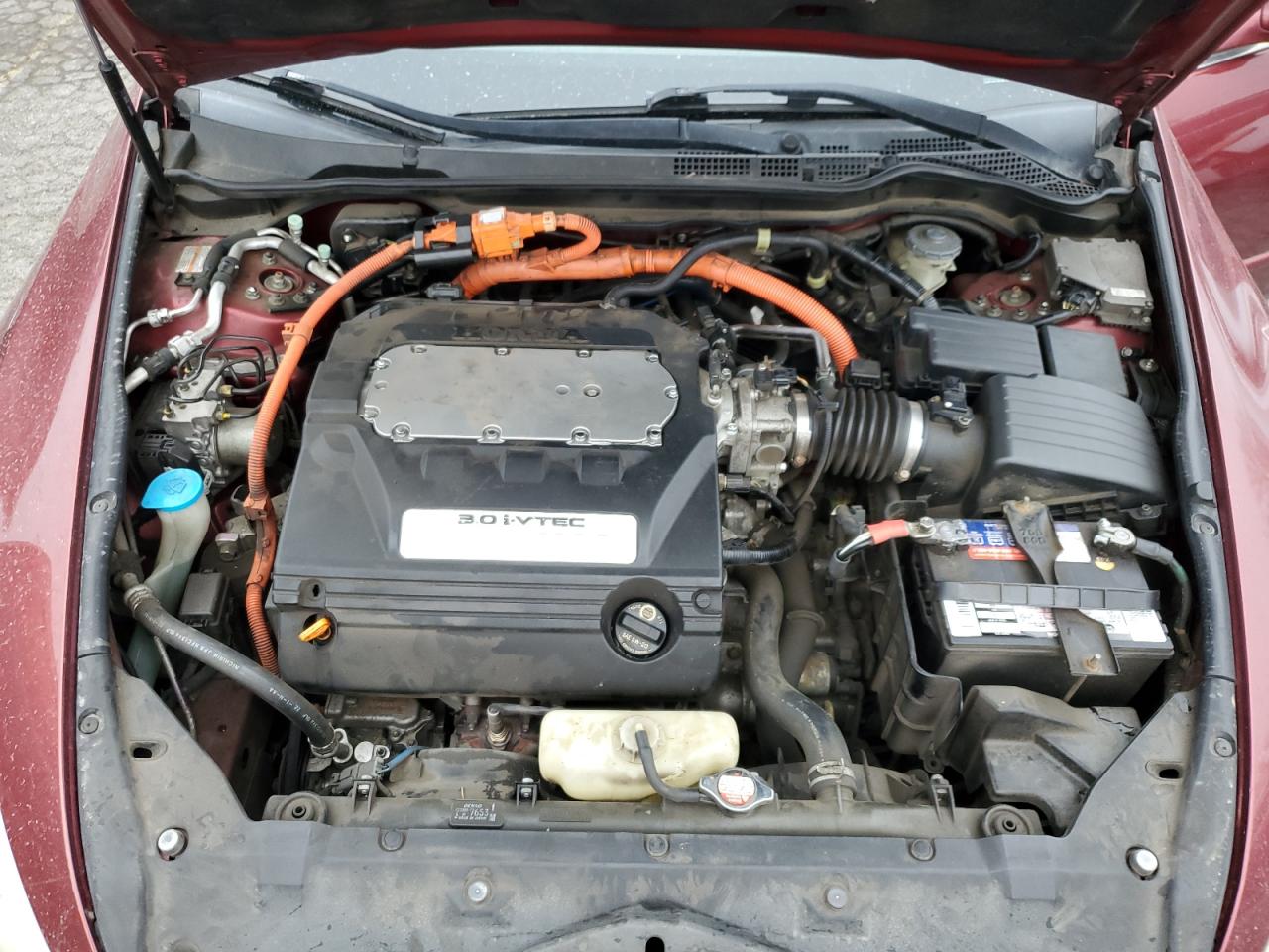 2007 Honda Accord VIN JHMCN36477C001213 Copart auction photo, rear end damage thumbnail 11