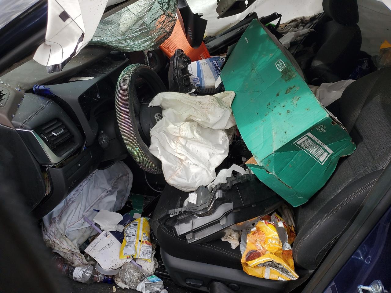 2021 Nissan Rogue VIN 5N1AT3BB6MC708202 Copart auction photo, all over damage thumbnail 7