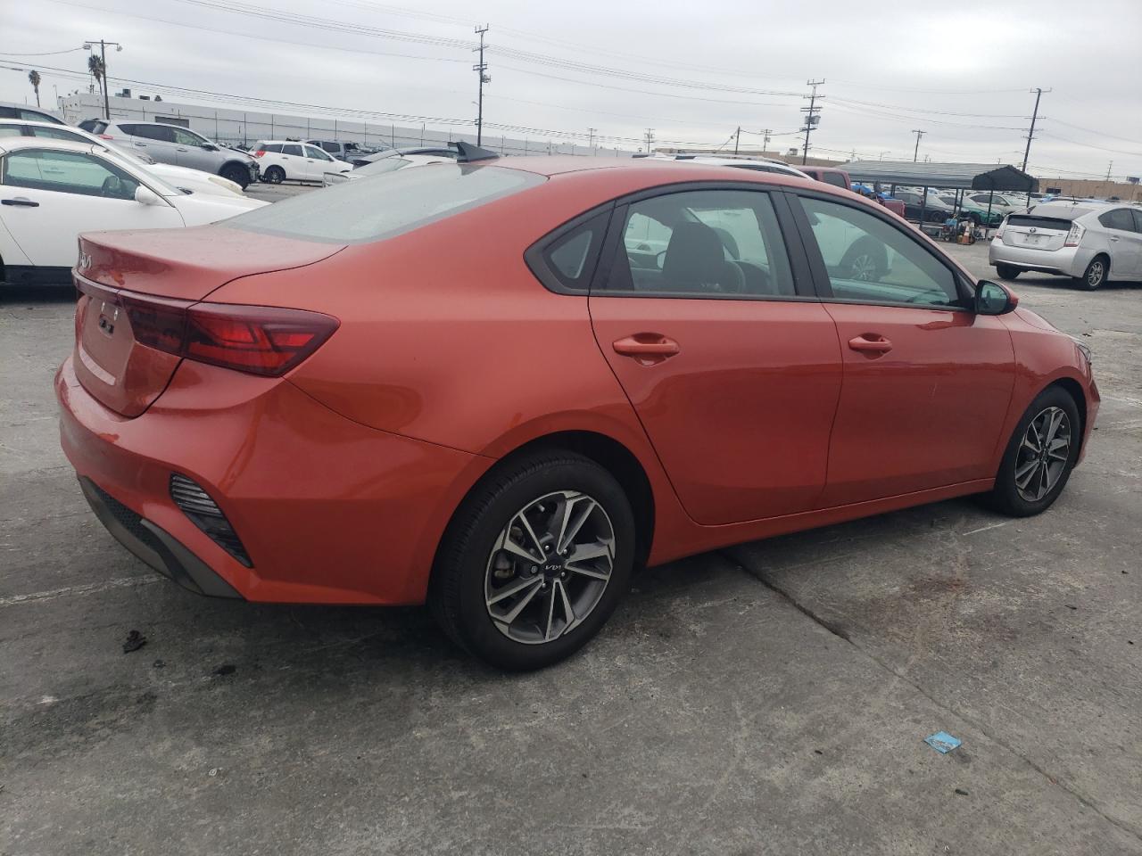 2023 KIA Forte VIN 3KPF24AD3PE627337 Copart auction photo, front end / side damage thumbnail 3