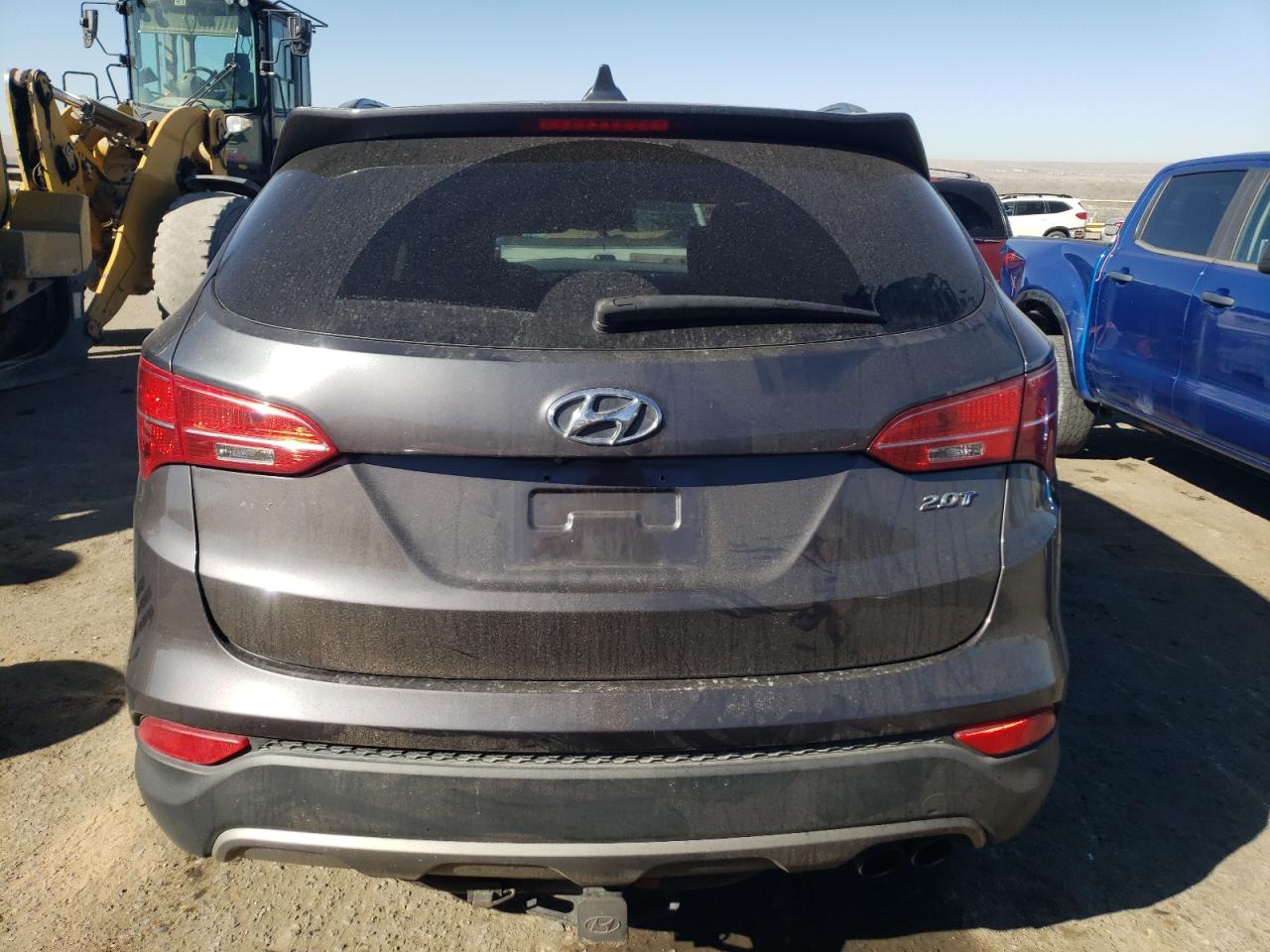 2015 Hyundai Santa Fe VIN 5XYZU3LA6FG278048 Copart auction photo, front end damage thumbnail 6