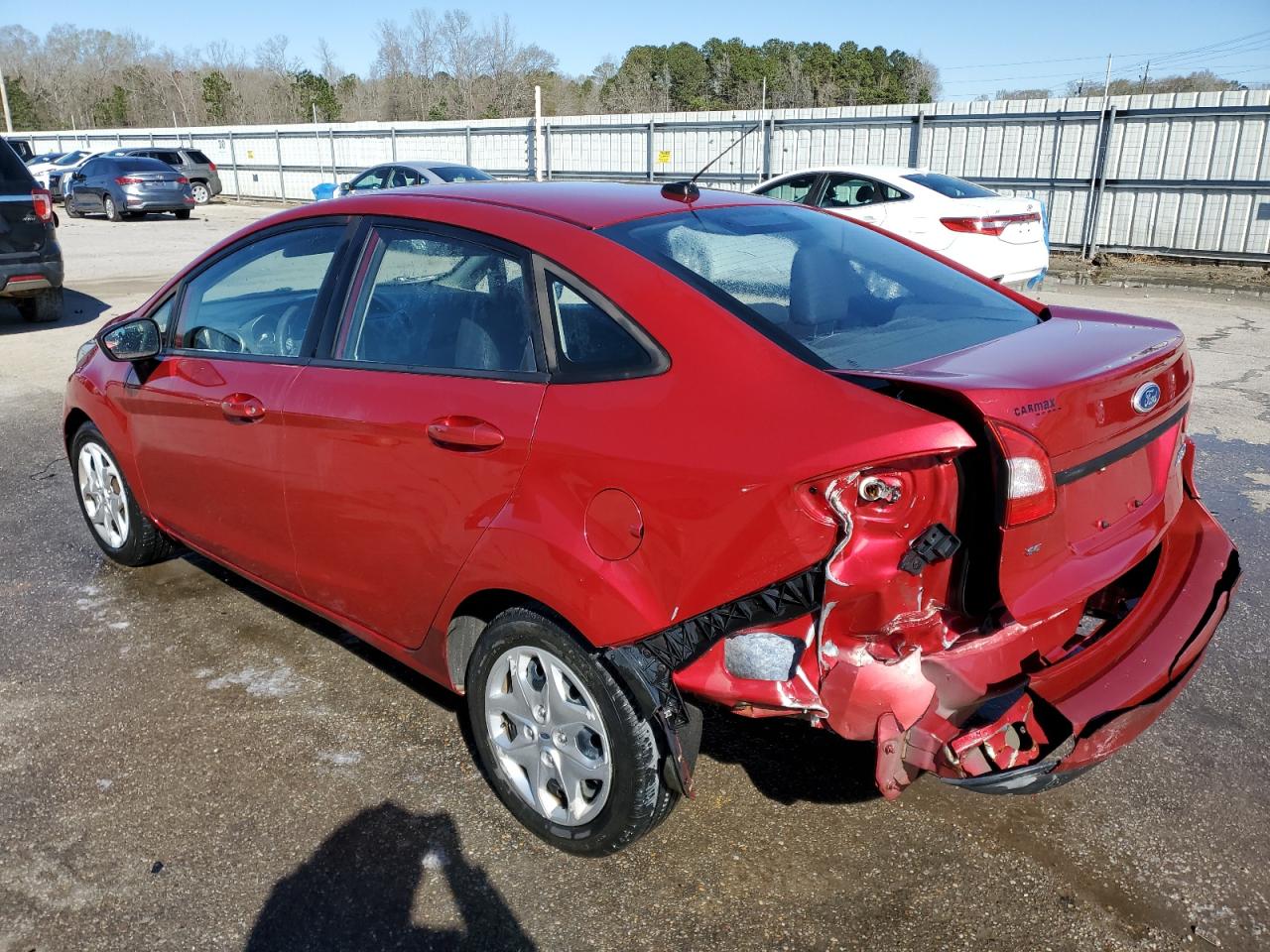 2011 Ford Fiesta VIN 3FADP4BJ7BM161834 Copart auction photo, rear end damage thumbnail 2