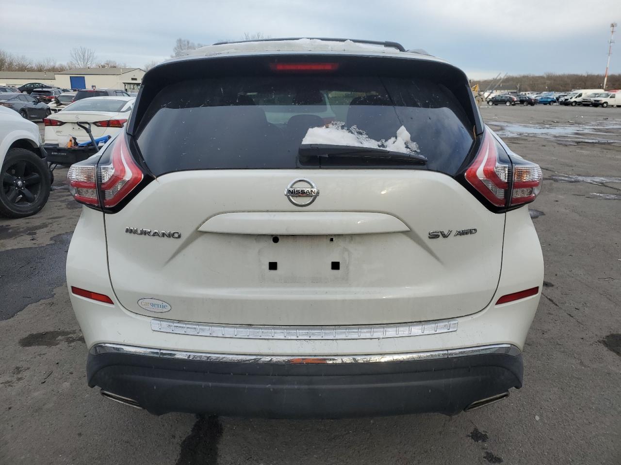 2015 Nissan Murano VIN 5N1AZ2MH1FN243992 Copart auction photo, front end damage thumbnail 6