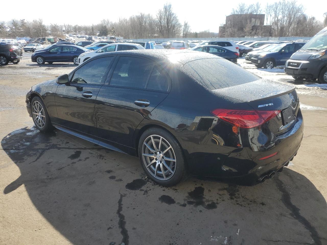 2024 Mercedes-Benz C-klasse VIN W1KAF8HB9RR220405 Copart auction photo, front end damage thumbnail 2