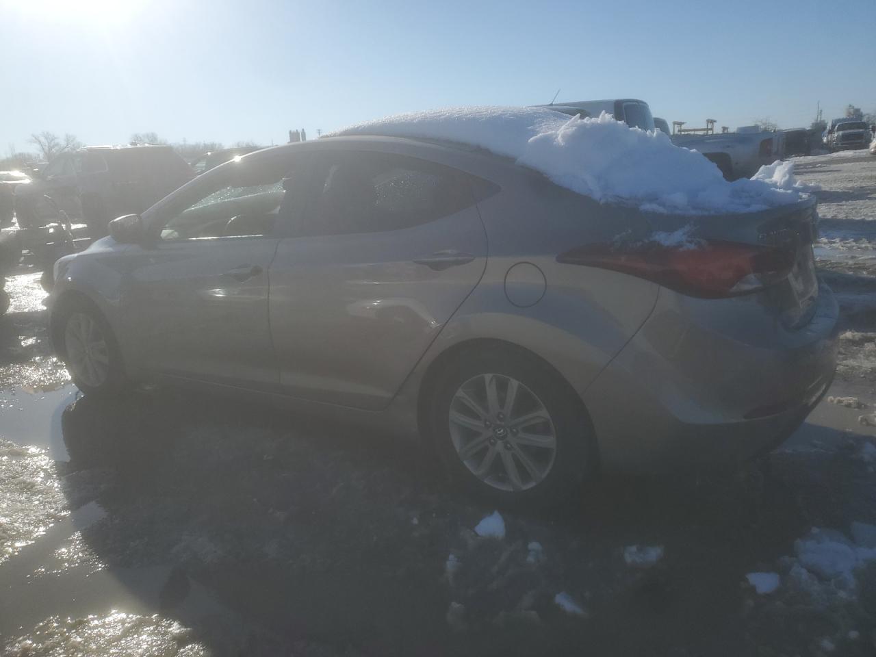 2015 Hyundai Elantra VIN 5NPDH4AE8FH584011 Copart auction photo, side damage thumbnail 2