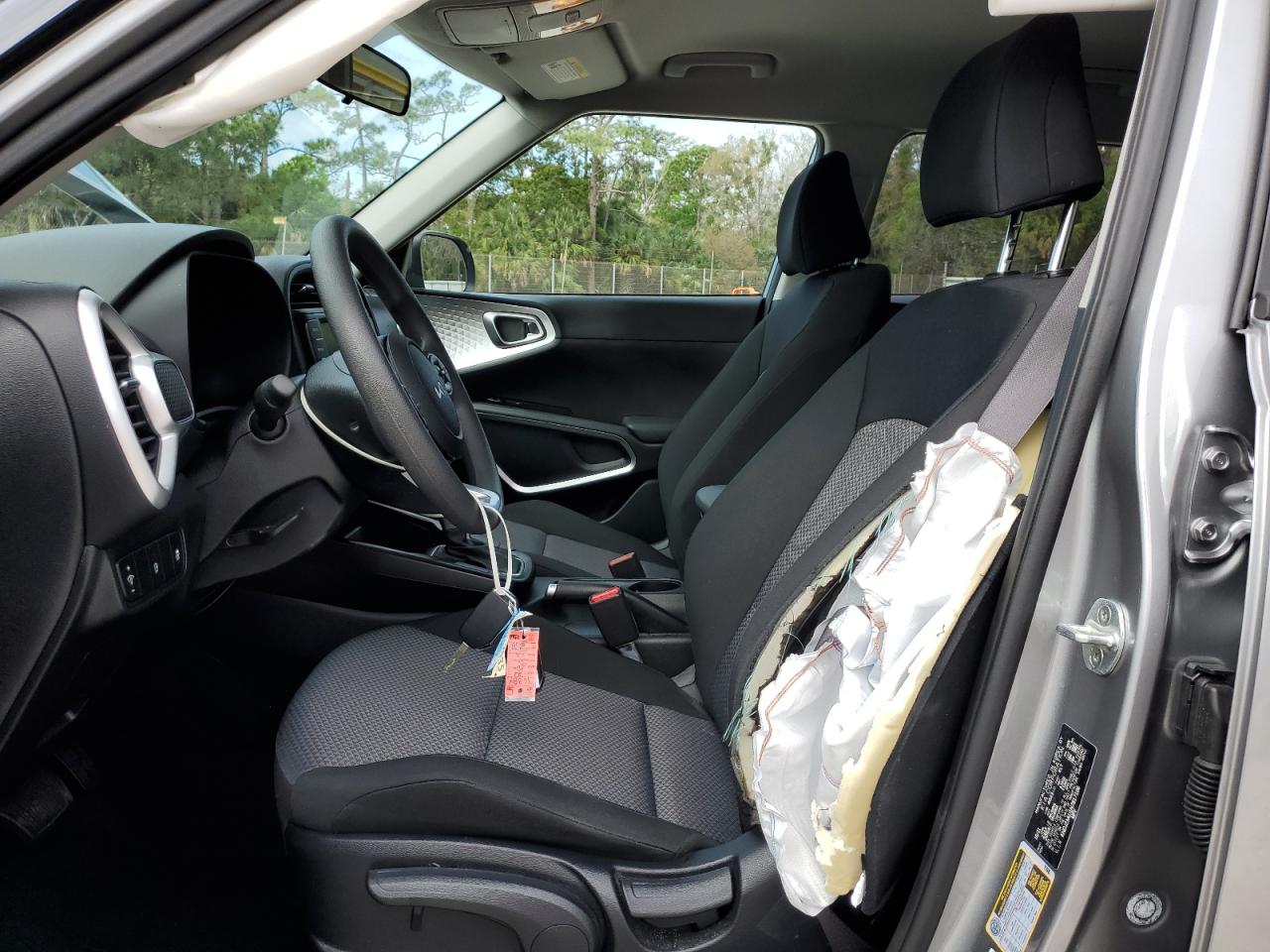 2022 KIA Soul VIN KNDJ23AU1N7817106 Copart auction photo, side / hail damage thumbnail 7