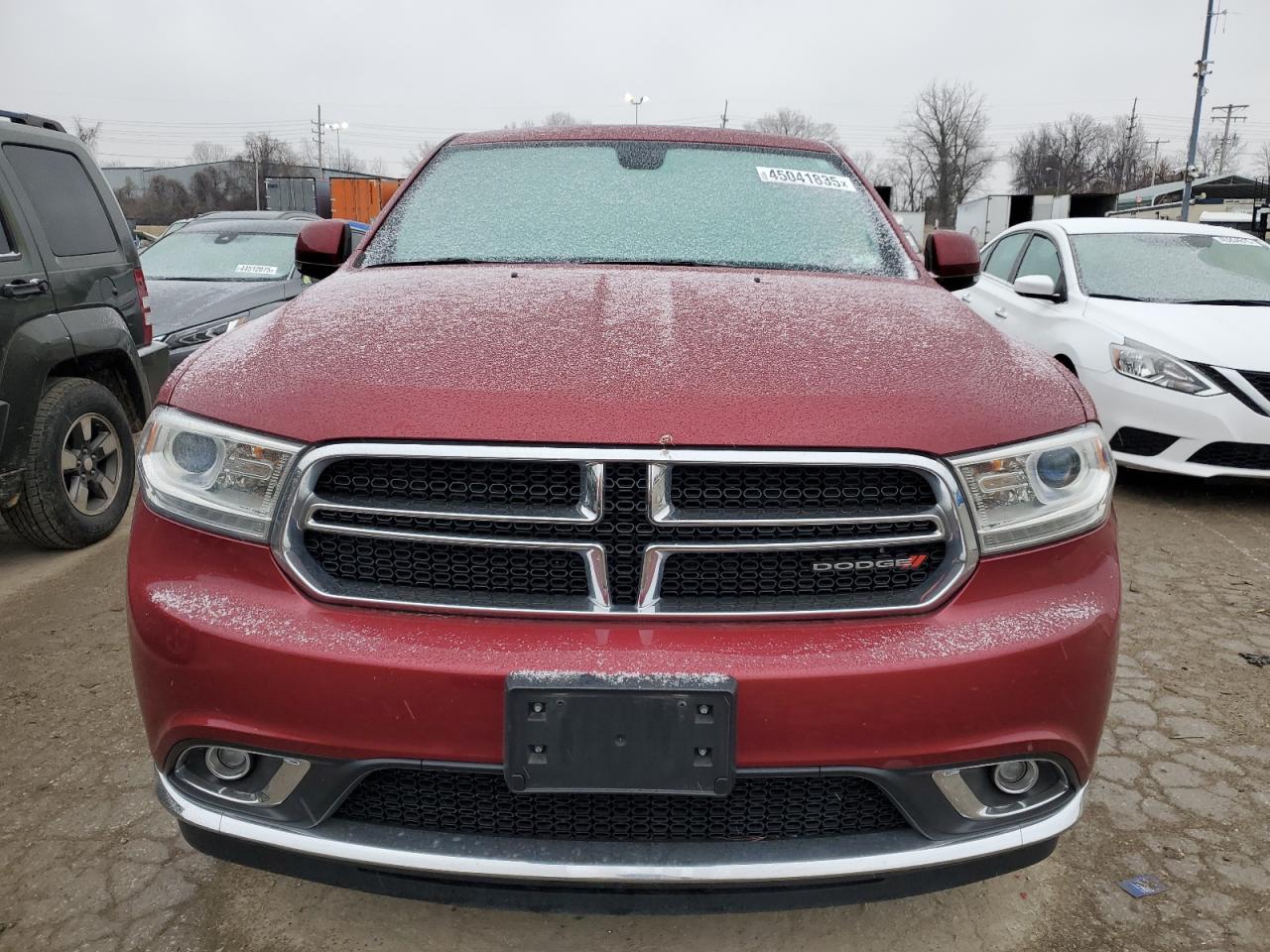 2015 Dodge Durango VIN 1C4RDJDGXFC917785 Copart auction photo, side / rear end damage thumbnail 5